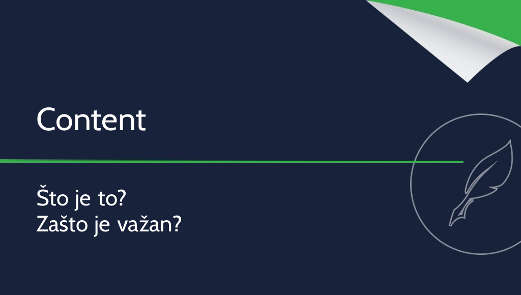 Sadržaj – što je to?
