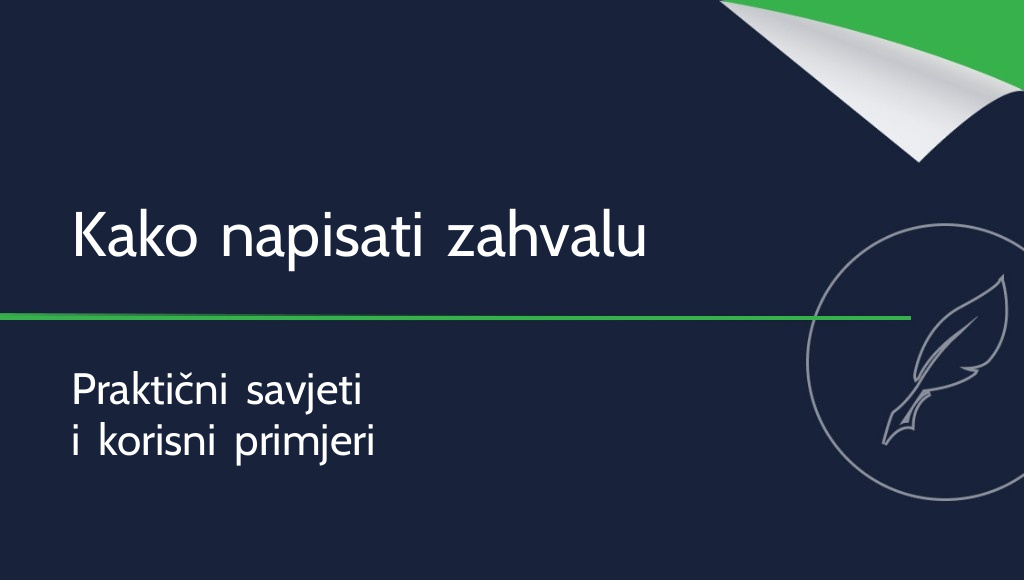 Kako napisati zahvalu? Praktični savjeti